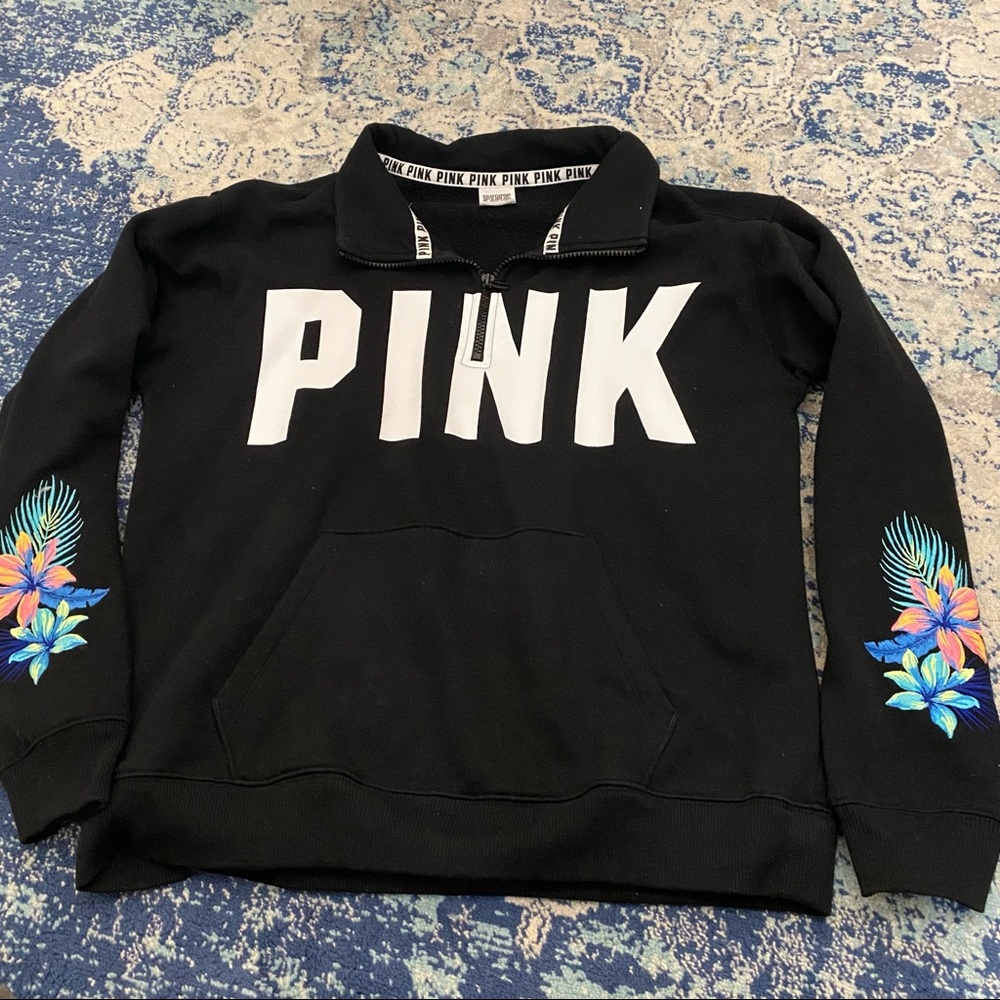 PINK zip up sweatshirt
